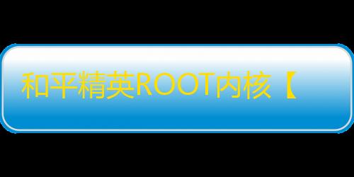 和平精英ROOT内核【小黄鸭内核】外挂